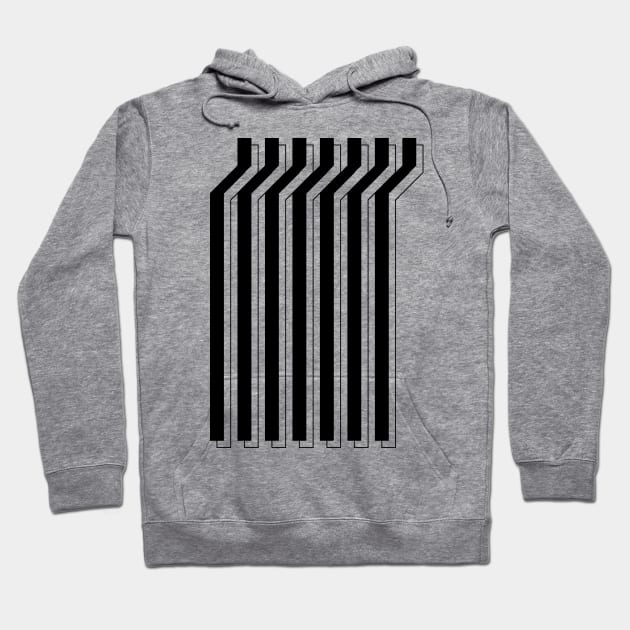 Crooked lines Hoodie by JGC